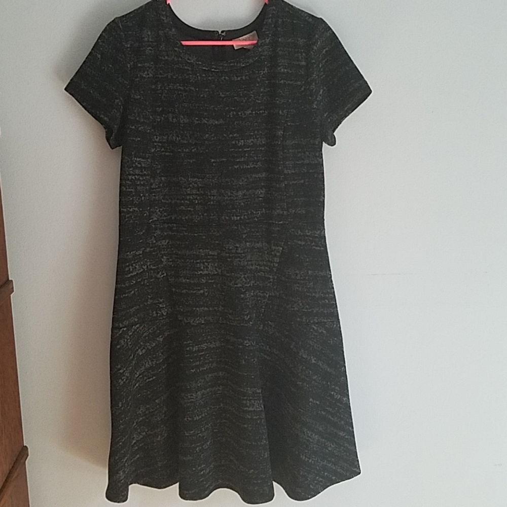 Black and gray dress